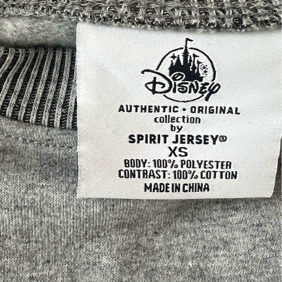 XSmall Walt Disney World Resort Spirit Jersey. Gray and white (fleece) - Picture 9 of 9